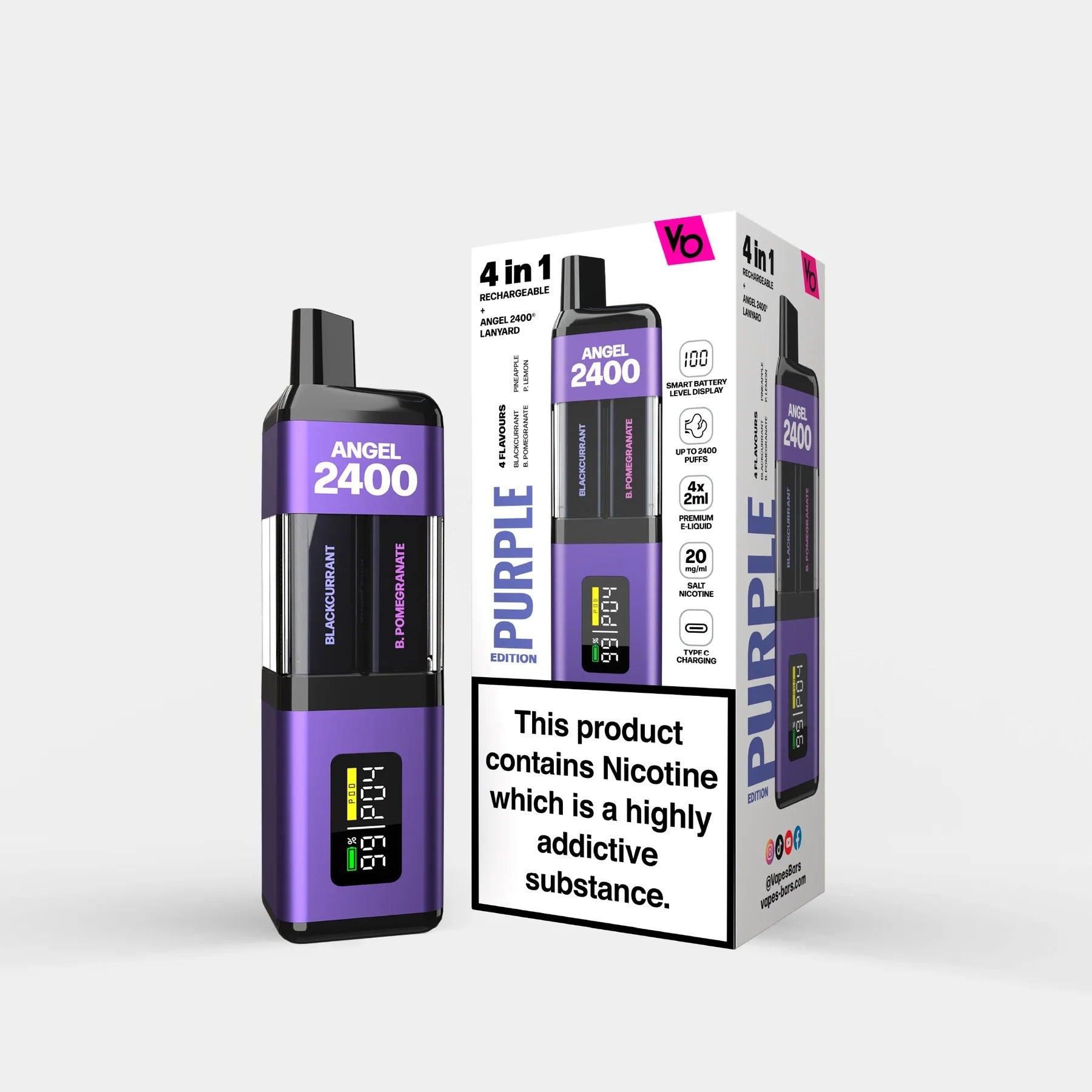 Angel 4in1 -Purple Edition- Box of 5 - Vapes-Spain